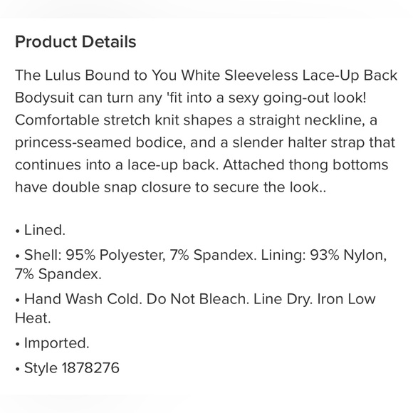 Backless Bodysuit - Picture 4 of 6